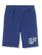 Spodenki damskie - FILA Chłopięce szorty Shoreham Graphic Logo Sweat, Medieval Blue, 158-164 - miniaturka - grafika 1