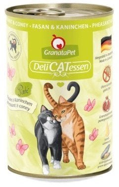 GranataPet DeliCatessen bażant i królik mokra karma dla kota 400g