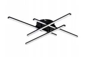 Masterled Grando LED 34W lampa sufitowa 4-punktowa czarna 7120lv - Lampy sufitowe - miniaturka - grafika 1