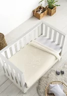 Koce i narzuty dla dzieci - Pielsa Baby, Koc dziecięcy/Otulacz, Premium, Motyle, Kremowy, 80x110 cm - miniaturka - grafika 1