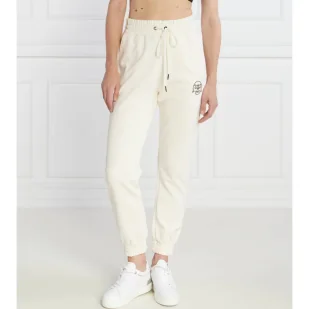 Pinko Spodnie dresowe | Regular Fit - Dresy damskie - miniaturka - grafika 1