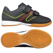 Piłka nożna - Buty Halówki Piłkarskie Męskie Dziecięce Czarne Wygodne Do Piłki Nożnej Sportowe Lekkie Na Rzepy Halowe Buty 37 - miniaturka - grafika 1