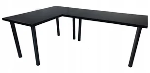 Biurko Gamingowe Narożne Czarne 28Mm - Biurka gamingowe Biurko Gamingowe Narożne Czarne 28Mm - Biurka gamingowe - miniaturka - grafika 1