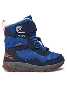 Jack Wolfskin Śniegowce Polar Bear-B Texapore High Vc K A62145 Niebieski - Buty dla dziewczynek - miniaturka - grafika 1