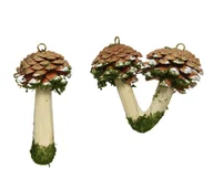 Bombki - Zawieszka Ozdoba Na Choinkę Grzybek Z Szyszką - miniaturka - grafika 1