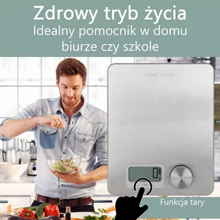 Kinetyczna waga kuchenna ProfiCook PC-KW 1263 - Wagi kuchenne - miniaturka - grafika 3