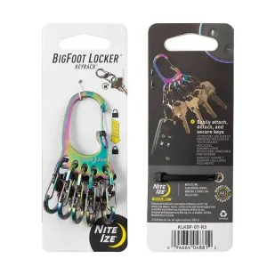 Nite Ize Karabinek na klucze BigFoot Locker KeyRack - Spectrum - Survival - akcesoria - miniaturka - grafika 1