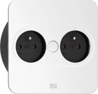 Gniazdka elektryczne - Bachmann BACHMANN TWIST 2 2xUTE 2.0m AEH RAL9010 30GE kątowa - miniaturka - grafika 1