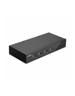 Przełącznik KVM LINDY 4-portowy USB 2.0 & Audio KM Switch - Przełączniki KVM - miniaturka - grafika 1