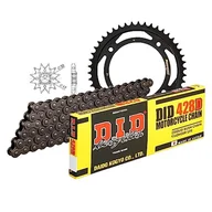 Części motocyklowe - Zestaw łańcuchów DID stal 428D / 124 zapięcie na klips do Husqvarna TC 85 ccm rok prod. 2014-2015 - miniaturka - grafika 1