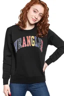 Bluzy damskie - BLUZA WRANGLER REGULAR SWEAT BLACK W6N2HA100 112130785 - Wrangler - miniaturka - grafika 1