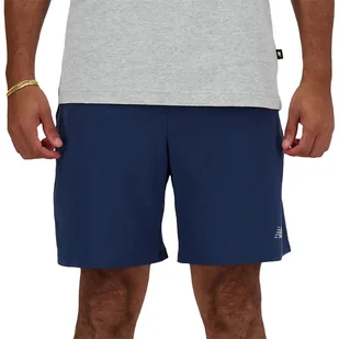 Spodenki męskie New Balance MS41232NNY - granatowe - Spodnie sportowe męskie - miniaturka - grafika 1
