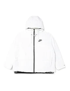 Nike Wnsw Tf Rpl Classic Tape JKT P T-Shirt damski, biały/czarny/czarny, 5XL DM0696 - Koszulki i topy damskie - miniaturka - grafika 1