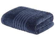Ręczniki - Livarno Home Livarno Home Ręcznik kąpielowy frotté, 70 x 130 cm (Ciemnoniebieski) 4055334497046 - miniaturka - grafika 1