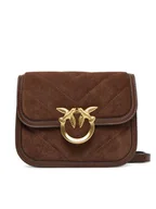 Torebki damskie - PINKO Torebka Love Box Bag Fl Mini AI 25-26 PLTT 104297 A2JH Brązowy - miniaturka - grafika 1