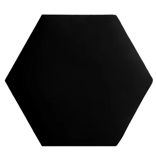 Panel Tapicerowany ścienny Gładki Plaster Miodu 30x26 2219 Czarny - Dekoracje domu - miniaturka - grafika 1