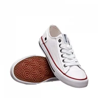 Trampki damskie - Trampki damskie BIG STAR DD274336 białe - miniaturka - grafika 1