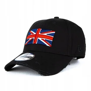 Czapka New Era 9FORTY flag Great Brittany czarna - Czapki i chusty sportowe męskie - miniaturka - grafika 1