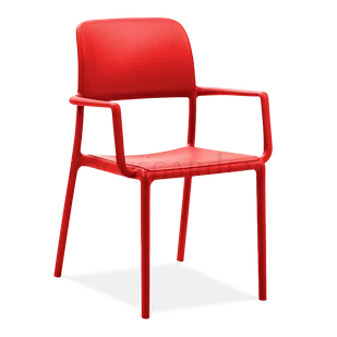 Krzesło Nardi RIVA Rosso - Fotele i krzesła ogrodowe - miniaturka - grafika 1