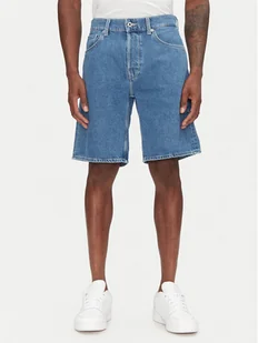 Pepe Jeans Szorty jeansowe PM801176 Niebieski Loose Fit - Spodenki męskie - miniaturka - grafika 1