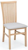 Krzesła - Drewniane Krzesło Z Tapicerowanym Siedziskiem Dąb Artisan + Szary T7-Z67 - miniaturka - grafika 1