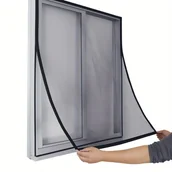 Inne - TEMU Łatwa w Montażu Moskitiera Bez Wiercenia do Sypialni, Łazienki, Salonu - Wytrzymały Plastik, Domowa, Prosta, Moskitiera - miniaturka - grafika 1