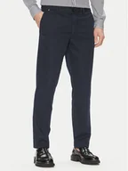 Spodnie męskie - BOSS Spodnie materiałowe H-Kaiton1 50540650 Granatowy Slim Fit - miniaturka - grafika 1