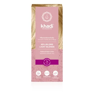 Khadi Naturalna Henna Kolor Jasny Blond 100g - Akcesoria i kosmetyki do stylizacji brwi - miniaturka - grafika 5