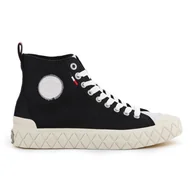 Trampki damskie - Buty Palladium Palla Ace Mid Lth Ul U 77174-002-M czarne - miniaturka - grafika 1