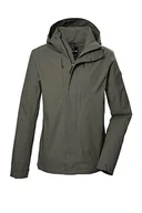 Kurtki męskie - G.I.G.A. DX Męska kurtka funkcyjna/kurtka outdoorowa z odpinanym kapturem GS 59 MN JCKT, oliwkowa, 4XL, 42719-000 - miniaturka - grafika 1