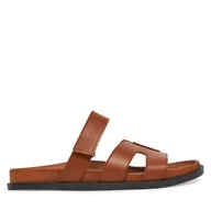 Klapki i japonki damskie - Klapki Gino Rossi MOIRA-E2527666 Brązowy - miniaturka - grafika 1