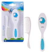 Inne akcesoria do pielęgnacji dzieci - Canpol Babies Szczotka Do Włosów z Miękkim Włosiem Dla Niemowląt + Grzebyk - miniaturka - grafika 1