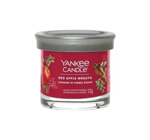 Yankee Candle Signature Tumbler mała świeca zapachowa Red Apple Wreath 122 g - Świece - miniaturka - grafika 1