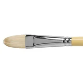 Pędzle - Winsor & Newton 5870010 Artysta - Chunking włosie świńskie pędzel do farb olejnych, wysoka absorpcja farby, równomierne oddawanie koloru - pędzel Filbert nr 10, długi uchwyt - miniaturka - grafika 1