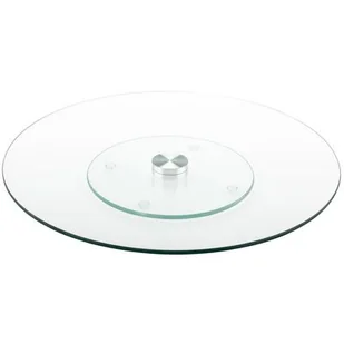 Patera szklana obrotowa CAMILLE 30 cm - Tace i patery - miniaturka - grafika 1