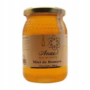 Hiszpański Miód Rozmarynowy 100% Naturalny 500G - Miód - miniaturka - grafika 1