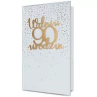 Kartki okolicznościowe i zaproszenia - Pan Dragon Karnet KL B6 Urodziny 90 HM100-983 - miniaturka - grafika 1