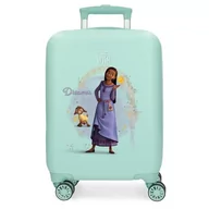 Walizki - Joumma Disney Wish Dreamer Walizka kabinowa niebieska 33 x 50 x 20 cm sztywny ABS zamek szyfrowy z boku 28,4 l 2 kg 4 koła podwójny bagaż ręczny, Niebieski, walizka kabinowa - miniaturka - grafika 1