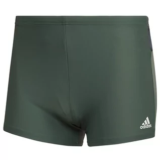 Kąpielówki męskie - Kąpielówki Adidas Block Boxer Hi1628 - grafika 1