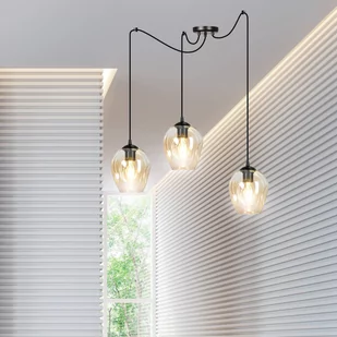 Emibig LEVEL 3 BL MIODOWY 758/3 lampa wisząca 3x60W/E27 IP20 758/3 - Lampy sufitowe - miniaturka - grafika 2