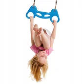 Place zabaw - Huśtawka Trapez Gimnastyczny Akrobata JF błękitny - miniaturka - grafika 1