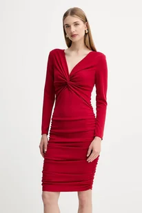 Fracomina sukienka kolor czerwony mini dopasowana FQ25WD2009W62601 - Sukienki - miniaturka - grafika 1