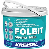 Folie budowlane - Płynna folia Folbit 800 wewnętrzna 7 kg KREISEL - miniaturka - grafika 1