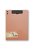 Teczki i skoroszyty - Deska z klipem i okładką A4 Morandi różowa - miniaturka - grafika 1