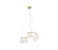 Lampy sufitowe - Redo 01-2719 - Żyrandol na lince VOLLEY 5xE14/28W/230V złoty - miniaturka - grafika 1