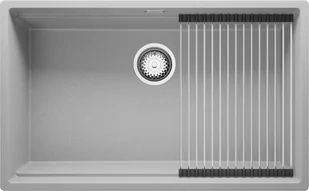 Zlew BRANDE SWIFT SLIM 760-80 GRAY (szary) zwijany ociekacz ROLLMATA - Zlewozmywaki - miniaturka - grafika 1