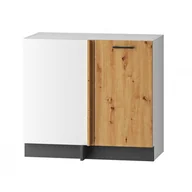 Szafki kuchenne - Szafka kuchenna narożna z jednym frontem dąb artisan W5-S73 - miniaturka - grafika 1