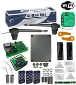 Zestawy do bram - Genius Zestaw G-BAT 400 do bram dwuskrzydłowych + WIFI SUPLA - miniaturka - grafika 1
