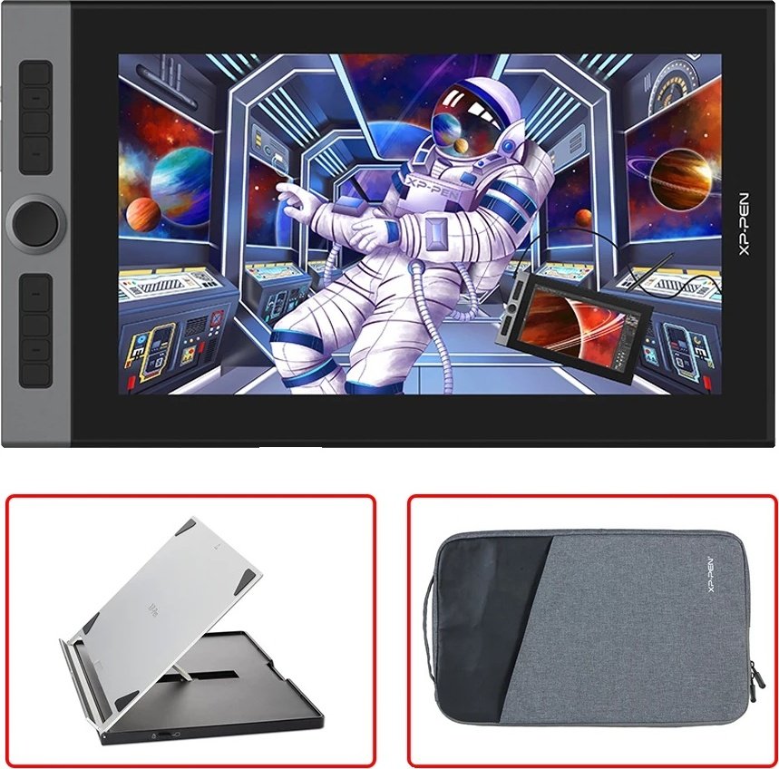 Monitor XPPen do tabletów graficznych, X3 Smart Chip, 133% przestrzeni kolorów sRGB, Dodaj podstawkę