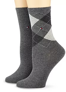 Tommy Hilfiger Skarpety (zestaw 2 sztuk) Damskie, Middle Grey Melange, 39-42 EU - Skarpetki damskie - miniaturka - grafika 1